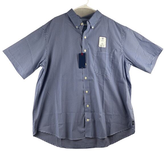 Izod Cool FX Soft Touch Short Sleeve Button Down Shirt Men's 2XLT NWT MSRP $60 - Picture 1 of 9